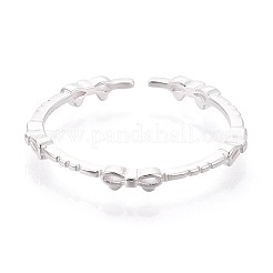 925 Sterling Silver Open Cuff Rings for Women&nbsp;STER-N016-149S