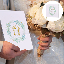 120 Pages Wedding Guest Book&nbsp;AJEW-GL0002-78