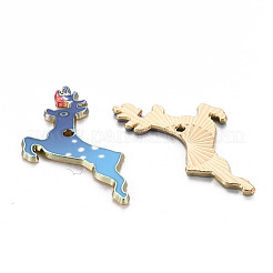 Alloy Enamel Pendants&nbsp;ENAM-N055-017A-09-NR