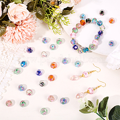 80Pcs 10 Colors Handmade Gold Sand Lampwork Beads&nbsp;LAMP-PA0001-40