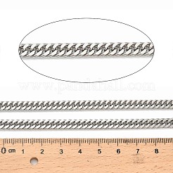 316 Surgical Stainless Steel Cuban Link Chains&nbsp;CHS-B010-01D-P