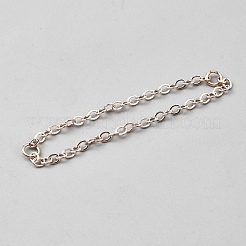 Stainless Steel Cartilage Earrings with Double Dangle Chains&nbsp;AJEW-WH0455-122RG