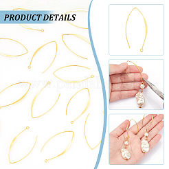50Pcs Brass Earring Hooks&nbsp;KK-UN0002-80