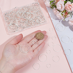 300Pcs 6 Styles Brass Linking Rings&nbsp;KK-ME0003-01S