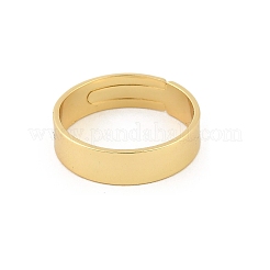 Brass Adjustable Finger Rings Settings&nbsp;KK-A272-06G