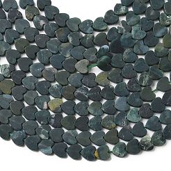Natural Moss Agate Beads Strands&nbsp;G-A272-A01-12
