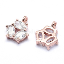 Brass Charms&nbsp;ZIRC-J040-38RG-02-NR