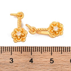 Brass Ice Pick Pinch Bails&nbsp;KK-S403-20MG-04