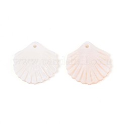 Natural Freshwater Shell Carved Pendants&nbsp;SSHEL-N040-02