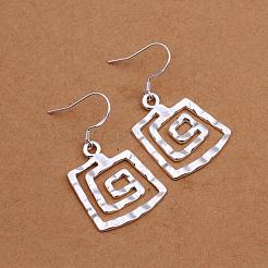 Screw Shape Brass Dangle Earrings&nbsp;EJEW-BB11986