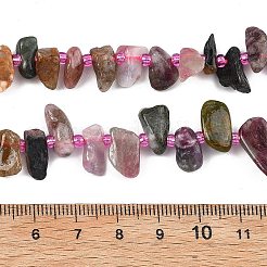 Natural Colorful Tourmaline Beads Strands&nbsp;G-F821-C01-01
