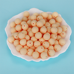 Round Silicone Focal Beads&nbsp;SI-JX0046A-20