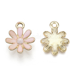 Light Gold Plated Alloy Pendants&nbsp;LS-ENAM-T009-39C
