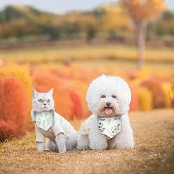 2Pcs 2 Styles Polyester Dog Bandana&nbsp;AJEW-WH0456-005