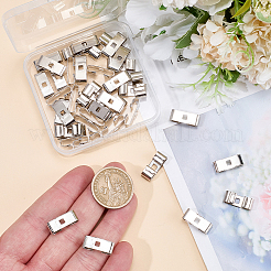 40Pcs Iron Bolo Tie Slides Clasp Accessories&nbsp;FIND-CL0002-29