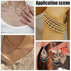 1000Pcs 5 Colors Rack Plating Brass Beads&nbsp;KK-BBC0023-19B