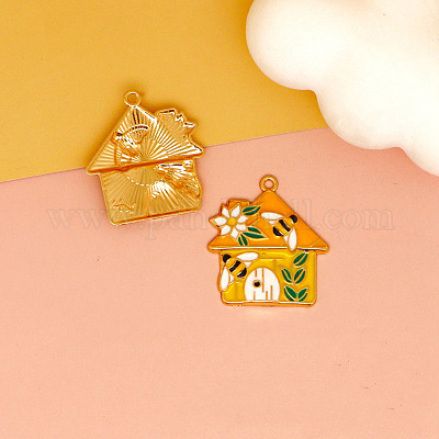 Alloy Enamel Pendants&nbsp;PW-WGEC5E2-05-1