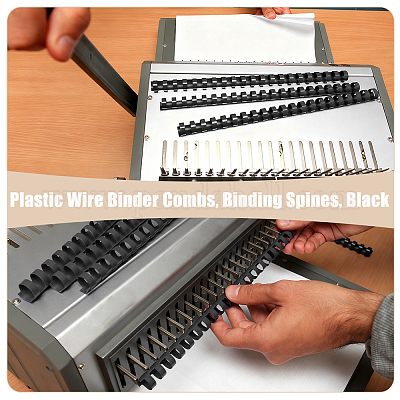 Plastic Wire Binder Combs&nbsp;KY-WH0036-160-1