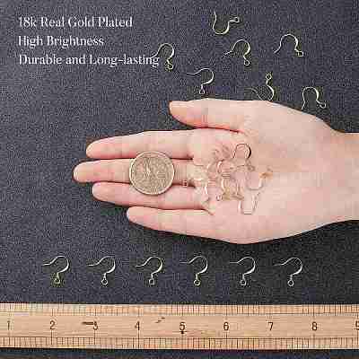 200Pcs Brass Earring Hooks&nbsp;KK-CN0001-35-1