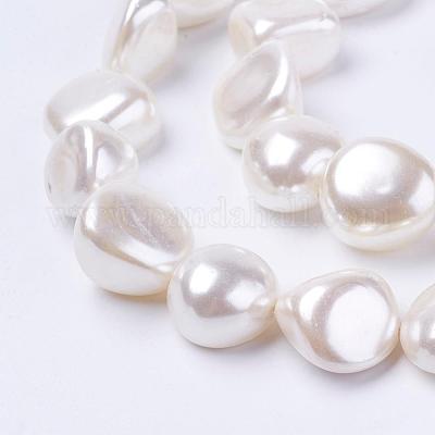 Shell Pearl Beads Strands&nbsp;BSHE-L035-F01-1