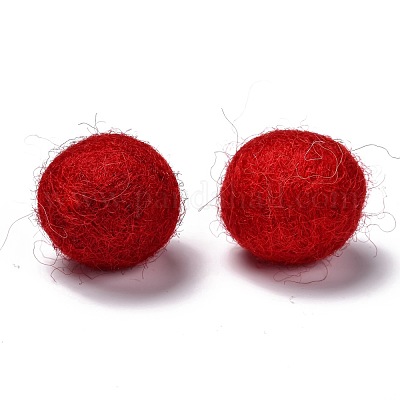 Wool Felt Balls&nbsp;AJEW-P081-A01-1
