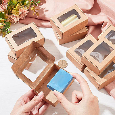 Kraft Paper Box&nbsp;CON-WH0032-F01-1