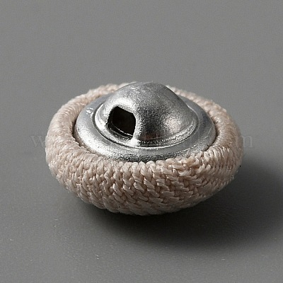 1-Hole Aluminum Buttons&nbsp;DIY-WH0386-01A-1