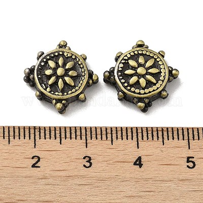 Tibetan Style Rack Plating Brass Bead&nbsp;KK-Q805-52AB-1