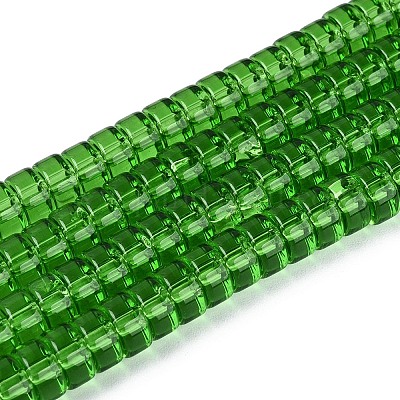 Transparent Glass Beads Strands&nbsp;GLAA-N026-3x6mm-T09-1