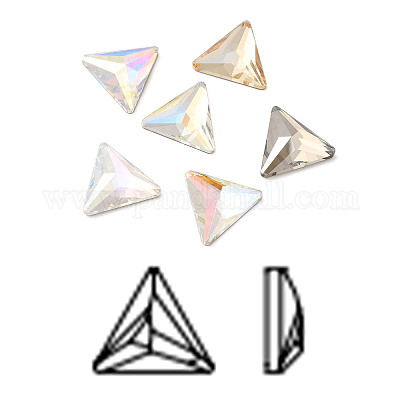 K9 Glass Rhinestone Cabochons&nbsp;RGLA-N002-04B-1