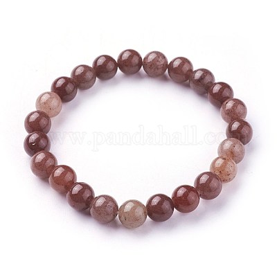 Natural Purple Aventurine Beads Stretch Bracelets&nbsp;BJEW-F380-01-B11-1