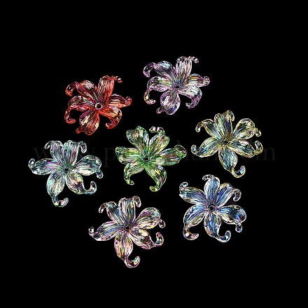 Transparent Acrylic Beads MACR-K358-06A-1