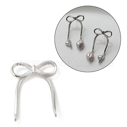 Brass Stud Earring Finding&nbsp;KK-U061-14B-P-1