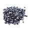 Glass Hotfix Rhinestone, Grade AA, Flat Back & Faceted, Flat Round, Jet, SS12, 3.0~3.2mm, about 1440pcs/bag