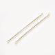Brass Chain Links Connectors&nbsp;KK-T044-03A-G-1