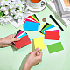 28Pcs 7 Colors Plastic Sheets&nbsp;DIY-CP0013-26-3