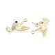 Alloy & Crystal Rhinestone Pendants&nbsp;PALLOY-T095-09KCG-2