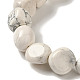 Natural Howlite Beads Strands&nbsp;G-B078-D15-01-4