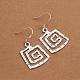 Screw Shape Brass Dangle Earrings&nbsp;EJEW-BB11986-7
