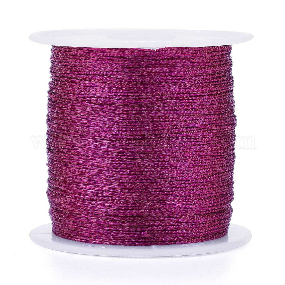 Wholesale Polyester Braided Metallic Thread - Pandahall.com