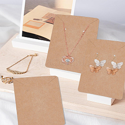 40Pcs Paper Earrings Necklace Display Cards&nbsp;CDIS-LP0001-17B