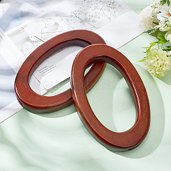 Oval Wood Bag Handle Eyelet Frames&nbsp;FIND-WH0128-77