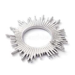 Brass Solar Eclipse Pendants&nbsp;KK-Z010-25P