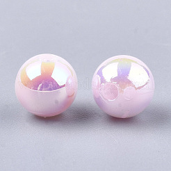 Plastic Beads&nbsp;X-OACR-S027-6mm-10
