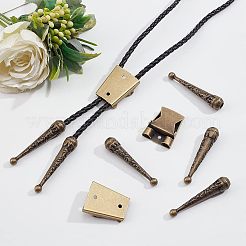 3Pcs Iron Bolo Tie Slide Clasps&nbsp;FIND-ANB0003-18AB