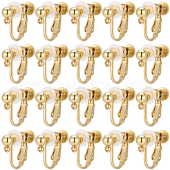 20Pcs 316 Stainless Steel Clip-on Earring Findings&nbsp;STAS-BBC0008-59G