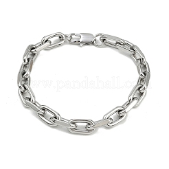 304 Stainless Steel Cable Chain Bracelets for Women Men&nbsp;BJEW-Z143-19P