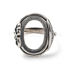 925 Sterling Silver Adjustable Ring Components&nbsp;STER-C011-13AS