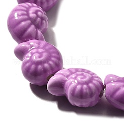 Glazed Porcelain Beads Strands&nbsp;X-PORC-I028-02F