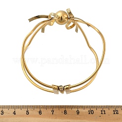 304 Stainless Steel Hinged Bangles for Women&nbsp;BJEW-Z091-08G